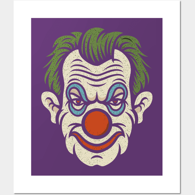 It's a Sad Clown Day – December Wall Art by irfankokabi